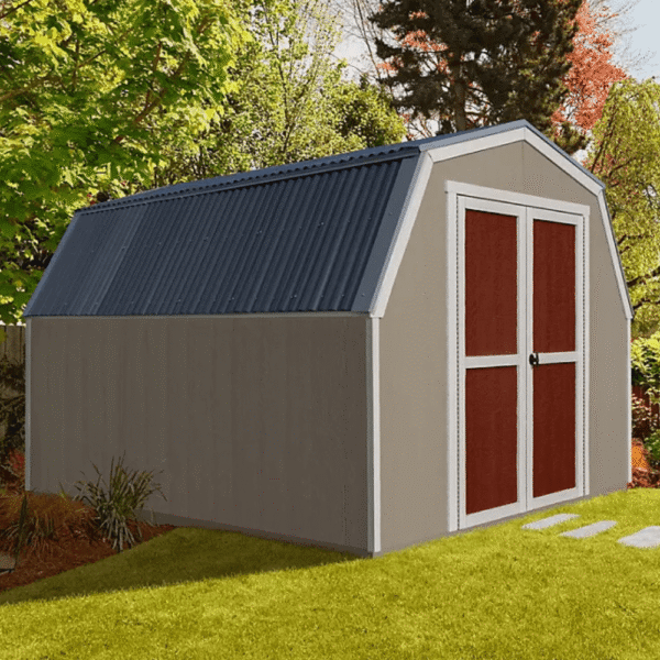 Ontario 8′ x 12′ Outdoor Wood Shed - Image 2
