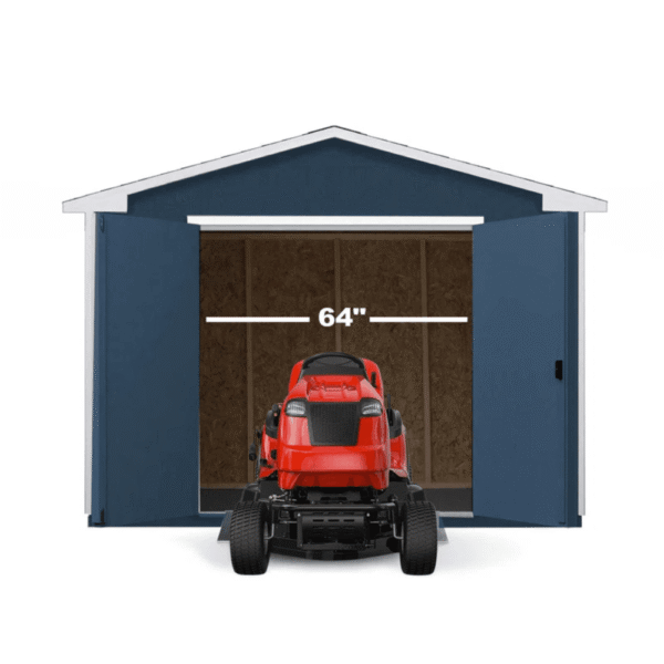 Charleston Value Gable 10×16 Outdoor Wood Shed - Image 3