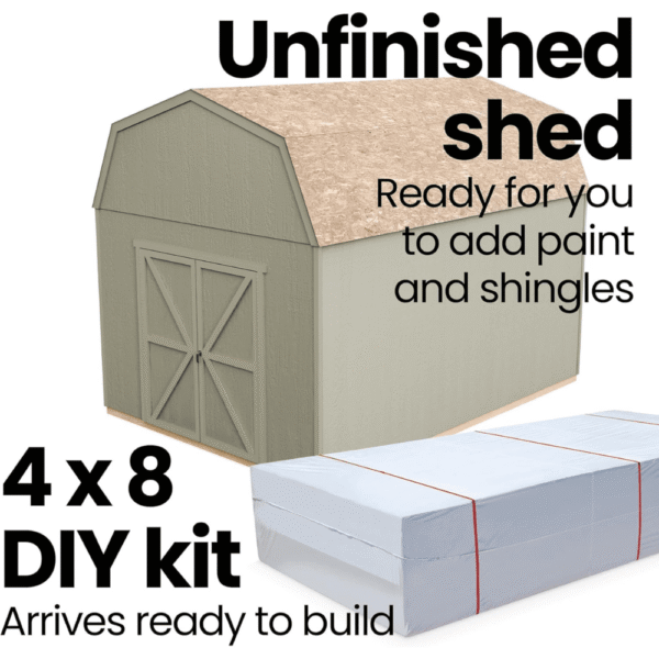 Hudson 12 ft. W x 16 ft. D Wood Storage Shed - Image 4