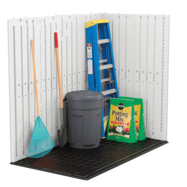 Suncast 7-ft x 4-ft Vista Resin Storage Shed (Floor Included) - Image 5