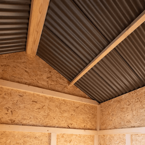 Gardena 8′ x 6′ Outdoor Wood Utility Shed - Image 8