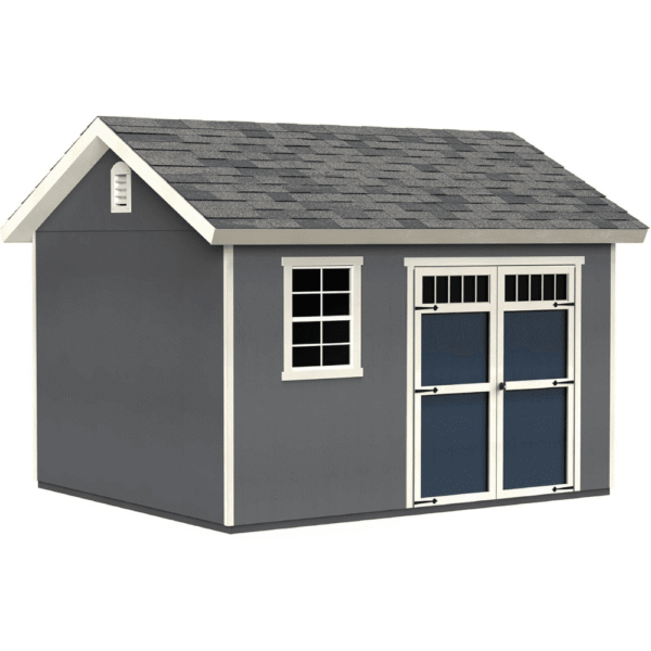 Beachwood 10 ft. W x 12 ft. D Wood Storage Shed - Image 2