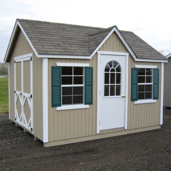 Little Cottage 12 x 10 ft Classic Wood Cottage Panelized Storage Shed - Image 2