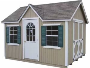 Little Cottage 12 x 10 ft Classic Wood Cottage Panelized Storage Shed