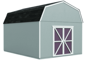 Hudson 12 ft. W x 16 ft. D Wood Storage Shed